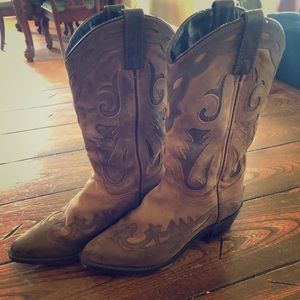 Woman’s cowgirl boots